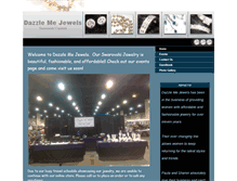 Tablet Screenshot of dazzlemejewels.com